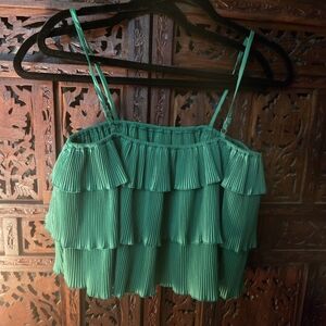 SHEIN Emerald Green Layered Camisole